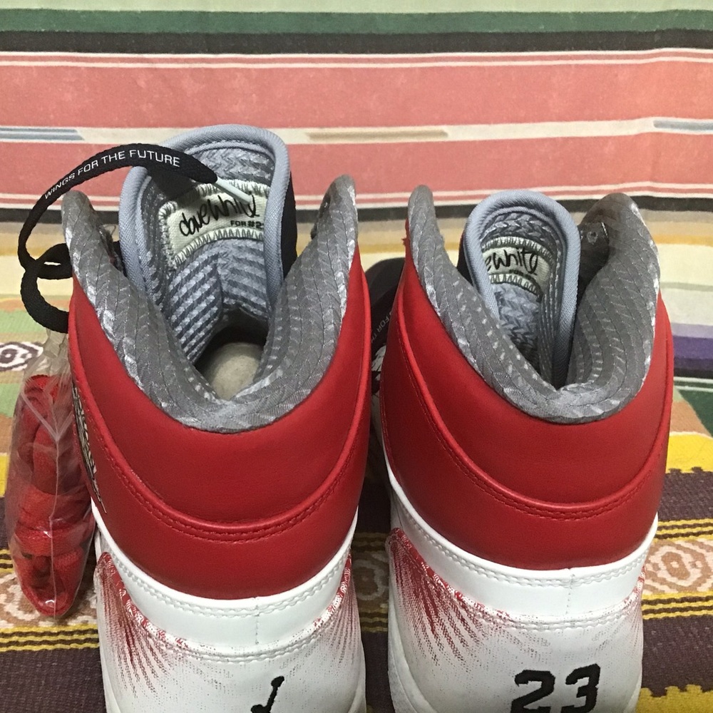 Nwob Air Jordan 1 Dave White Sz 11.5 - Picture 9 of 9